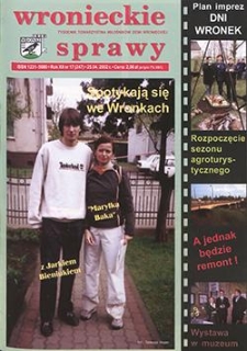 Wronieckie Sprawy 2002.04.25 R.12 Nr17(247)