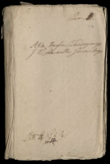 Akta procesu likwidacyjnego [...] marszałka Gurowskiego vol. 1