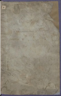 Einleitung in der Pommerschen Historie