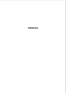 Kronika. Pamiętnik Biblioteki K&oacute;rnickiej. Z.38