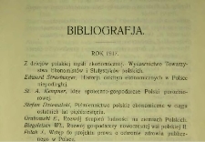 Biblliografja [za lata 1917-1921]