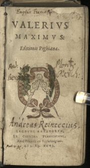 Valerius, Maximus: editionis Pighianae