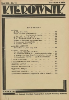Kierownik. 1934.11 R.13 Nr11