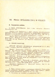 Prasa sp&oacute;łdzielcza w Polsce