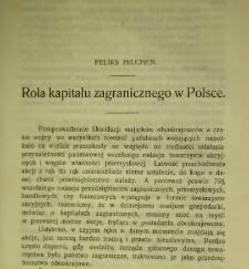 Rola kapitału zagranicznego w Polsce