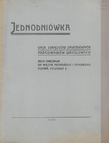 Jednodni&oacute;wka