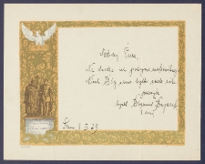 Telegram patriotyczny : Mieczysław I i Bolesław Chrobry [DZS 628 III]