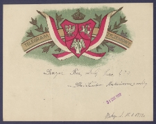 Telegram patriotyczny : Telegram życzeniowy