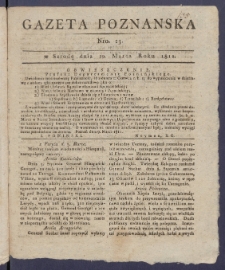 Gazeta Poznańska R. 1811, nr 23