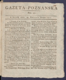 Gazeta Poznańska R. 1811, nr 33