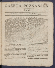 Gazeta Poznańska R. 1811, nr 36
