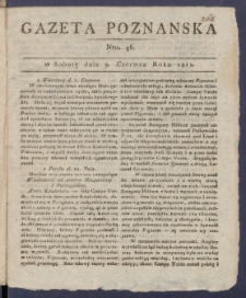 Gazeta Poznańska R. 1811, nr 46