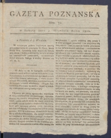 Gazeta Poznańska R. 1811, nr 72