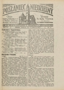 Posłaniec Niedzielny: organ Parafii św. Stanisława BM w Mieście Ostrowie Archidiec. Poznańskiej 1933.04.02 R.7 Nr14