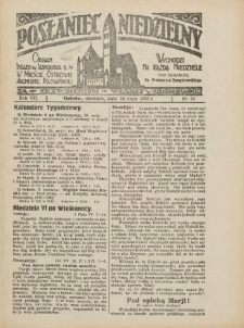 Posłaniec Niedzielny: organ Parafii św. Stanisława BM w Mieście Ostrowie Archidiec. Poznańskiej 1933.05.28 R.7 Nr22