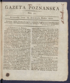 Gazeta Poznańska R. 1810, nr 31