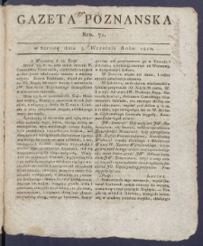 Gazeta Poznańska R. 1810, nr 71